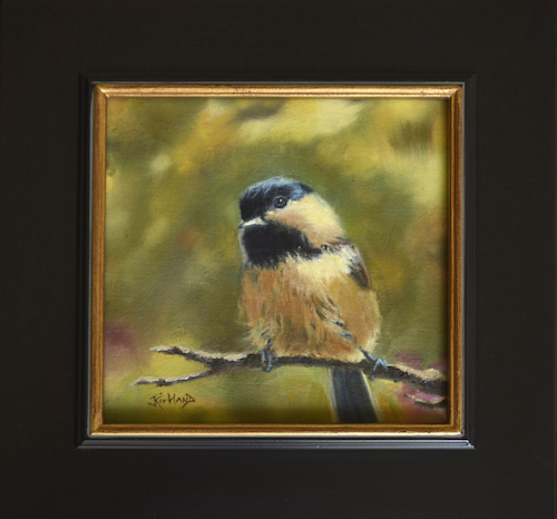 Click to view detail for Cheeky Chickadee 8x8 $355